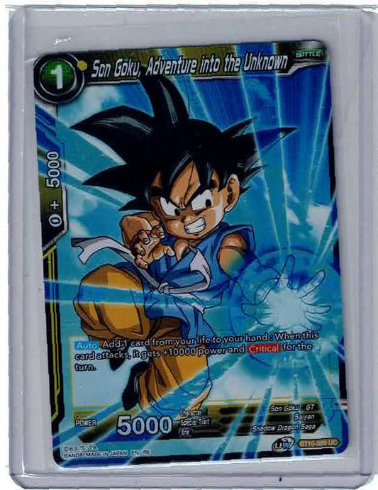 Dragon Ball Super Son Goku, Adventure Into The Unknown BT10-099 UC 2nd Ed. NM