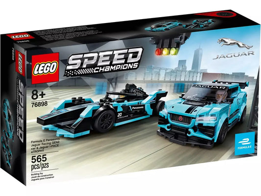 LEGO Speed Champions Jaguar Formula E Panasonic Racing & I-PACE eTROPHY