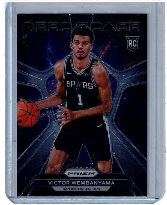 2023-24 Panini Prizm Victor Wembanyama #1 DEEP SPACE RC Rookie Card